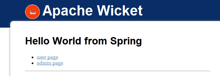 spring boot wicket